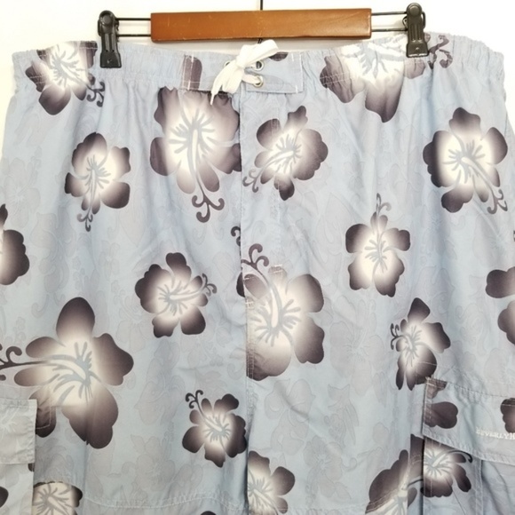 Beverly Hills Polo Club Men's Blue Board Shorts - Picture 2 of 7